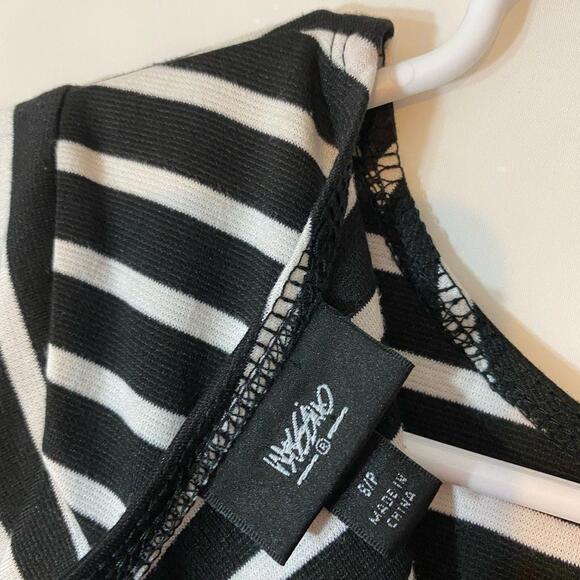 Mossimo Supply Co. Striped Peplum Dress Small - Picture 5 of 6